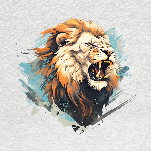 angry lion by piratesnow